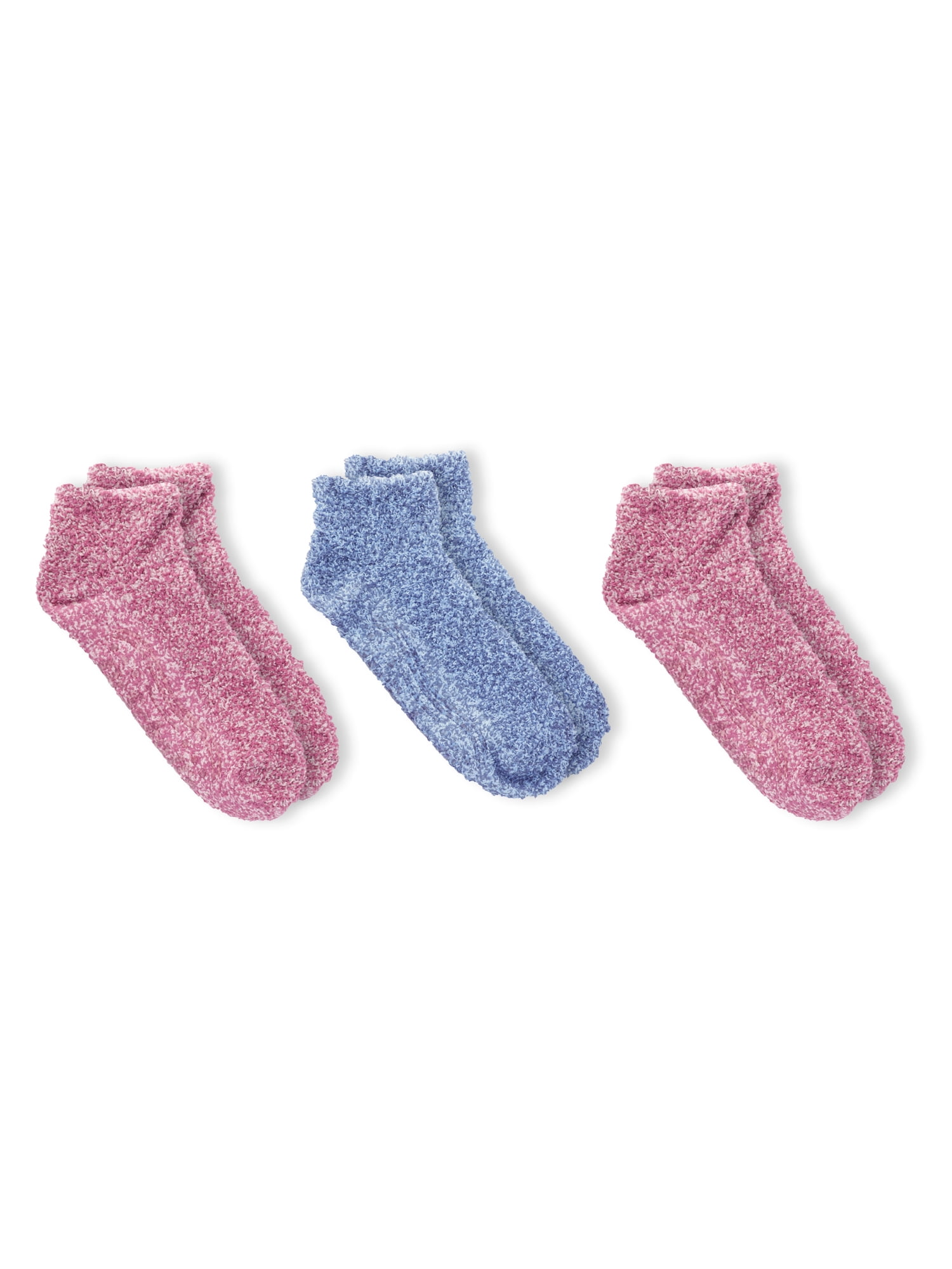 Dr. Scholl's Women's Soothing Spa Low Cut Gripper Socks, 3 Pack