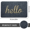 thumbnail image 2 of Welcome Doormat | Indoor Outdoor Entryway Rug | Non-Slip PVC Floor Mat for Front Door, Patio, Garage & High Traffic Areas | 30 x 17.5 Inch Low Profile Welcome Mat for Home, 2 of 6