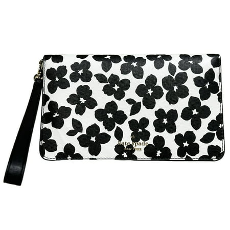 Kate Spade Darcy Graphics Clutch Wallet Wristlet Multi Black White Floral |  Walmart Canada
