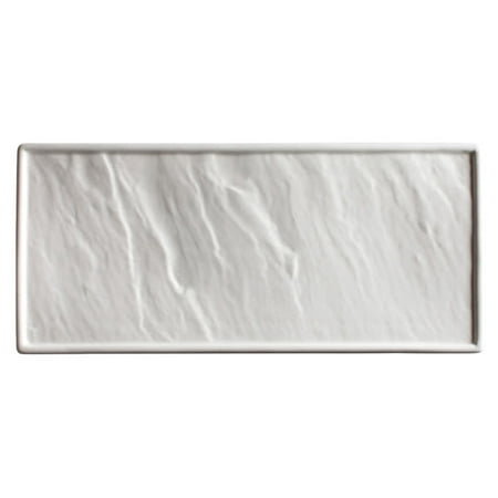 Winco Wdp001 204 16 18 X 6 78 Inch Ardesia Calacatta Porcelain Rectangular Platter Creamy White 2pcs