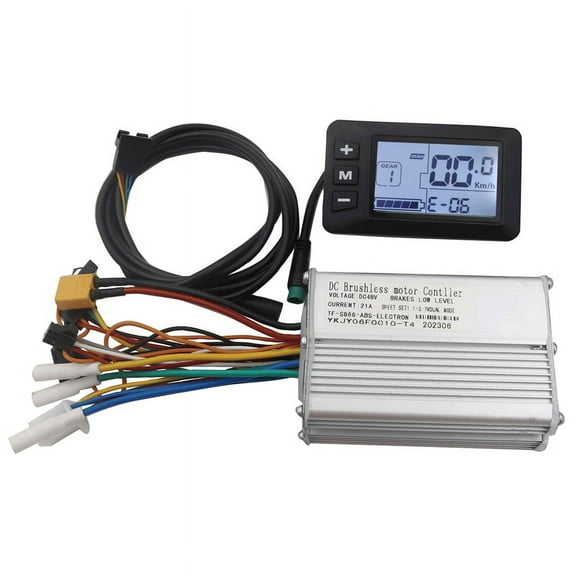 Electric Scooter Brushless Motor Controller 48V 21A S866 LCD Display Dashboard Kit E- xc5562