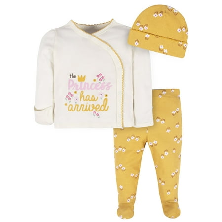 

Gerber Baby Girl Take Me Home Set 3 Pack Sizes 0-6 Months