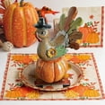 thumbnail image 6 of Halloween Decor - Plastic Decorative Ornaments - Halloween Turkey Pumpkin Resin Ornament - Postman Decoration Thanksgiving Pumpkin Turkey Decoration Figurine Large Yard Statue and Sculpture, 6 of 9