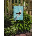 thumbnail image 2 of Carolines Treasures BB8117GF Large Pigeon Blue Check Garden Flag, 2 of 3
