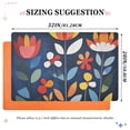 thumbnail image 6 of Yayeee Doormat for Indoor Entrance 32" x 20" Non Slippery Floor Rug, Art Flowers, 6 of 8