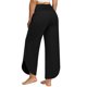thumbnail image 4 of Pantalones de yoga para mujer, pantalones casuales de cintura media y pierna ancha para mujer, pantalones de cintura media y pierna ancha para mujer, funcionalidad versátil, 4 of 6