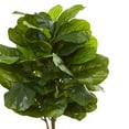 thumbnail image 2 of Nearly Natural 4' Fiddle Leaf Artificial Tree in White Tower Planter, 2 of 5