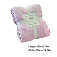 thumbnail image 3 of Dmlowu Blanket 59x79" Fleece Blanket Comfortable Throw Blanket Soft Fluffier Warm Throw Blanket Lightweight Breathable Bed Blanket for Bedroom School Office, 3 of 6