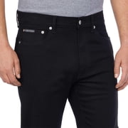 Calvin Klein Men's Slim Straight Jean (Classic Black, 40W x 34L)