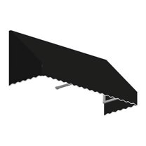 Awntech EF2442-US-8K 8.38 ft. San Francisco Window & Entry Awning, Black - 24 x 42 in.