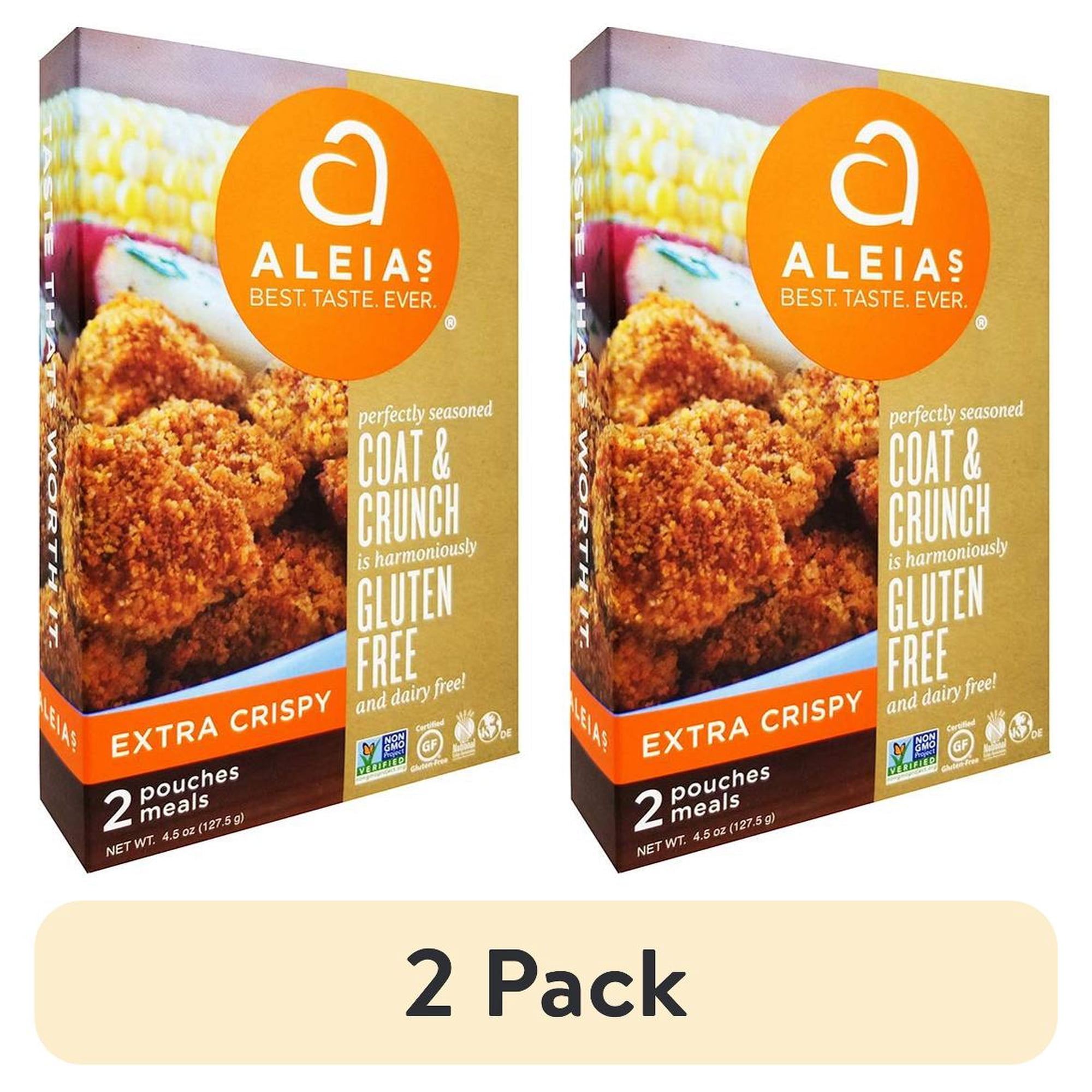 (2 pack) Aleias Gluten-Free Foods Aleias Coat & Crunch 2 ea