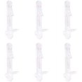 thumbnail image 1 of CUITING Clear Plastic Locking Shelf Support Pegs  Fits 5/16” Diameter Hole  5/8” Shelf  30 Pack, 1 of 6