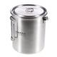 thumbnail image 5 of Taza para exterior Taza de agua portátil de olla de acero inoxidable de 750 ml con tapa y asa plegab Lixada Taza para exterior, 5 of 7