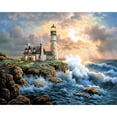 thumbnail image 1 of Cuadros Decorativos Pintura al óleo por números paisaje para colorear imagen dibujo Digital L437) Tmvgtek embutido en tela, 1 of 9