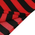 thumbnail image 7 of Women's Belt Skirt Black Red Stripe Irregular Hem Skirt Summer Beach Holiday Mini Skirt, 7 of 7