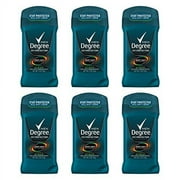 Degree Men Dry Protection Antiperspirant Deodorant, Clean, 2.7 oz, Pack of 6