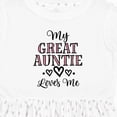 thumbnail image 4 of Inktastic My Great Auntie Loves Me Girls Hearts Girls Toddler Dress, 4 of 5