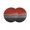 Red, variant on Red Gray Black Round 13 Inch Placemats Set of 2, Vintage Country Gradient Wooden Grain HeatResistant Non Slip Place Mats for Dining Table, Wipeable Braided Kitchen Table Mats for Housewarming