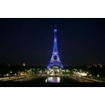thumbnail image 1 of Eiffel Tower At Night VI - CANVAS or PRINT WALL ART, 1 of 1