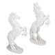 thumbnail image 5 of Escultura de caballo de Resina Sincero Adorno de decoración de escritorio Blanco, 5 of 10