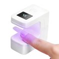 thumbnail image 1 of Portable UV LED Nail Lamp, Handheld Mini Gel Nail Light for Fast Curing, Cordless Flash Cure & Quick Touch-ups for Gel Nail Art Polish, Travel-Friendly Design, 1 of 8