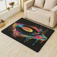 thumbnail image 2 of Music Area Rugs for Bedroom Living Room - 4x6 ft - Graffiti Carpet for Home Decor - Art Patterned Decorative Indoor Large Rug - Washable & Soft & Non Slip & Low Pile (ZF&8481), 2 of 7