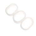 thumbnail image 2 of Paquete de 12 Cortina de ducha Hanger Hanger Bathing Accessorios de baños de anillo de plástico, 2 of 8