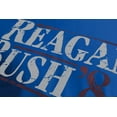 thumbnail image 3 of Reagan Bush 1984 Republican Presidential Election GOP T-Shirt Distressed Royal Blue XL, 3 of 4