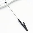 thumbnail image 2 of Holloyiver Metal Wire Alligator Clip Memo Holder, Metal Note Clips Long-Tailed Alligator Clamp Photo Holder Stand for DIY Card Photo Holder (Black), 2 of 9