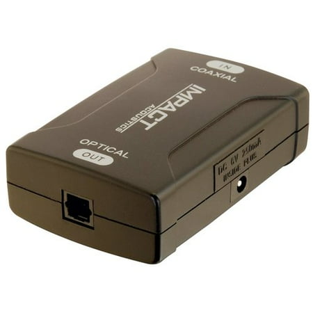 - C2G Coaxial to TOSLINK Optical Digital Audio Converter