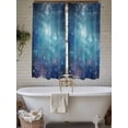 thumbnail image 7 of Living Room Curtains 72 Inches length, Blue Ombre Sky Window Treatment Curtain Drapes, Vibrant Starry Sky Light Filtering Drapes for Bedroom Laundry Room, 52"x72", 2 Panels, 7 of 7