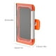 thumbnail image 4 of Soporte para teléfono Baño Inodoro Soporte para teléfono montado en la pared Impermeable Soporte giratorio para teléfono celular de 180 grados, Naranja Inevent HA006207-01, 4 of 7