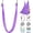 Light Purple, variant on 5.5 Yards Aerial Silk Swing Outdoor Hammock Aerial Yoga Swing For Adults,Aerial Yoga Hammocks for outside