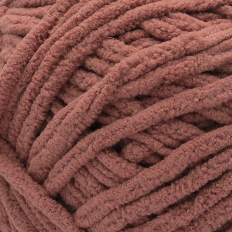Bernat® Blanket™ #6 Super Bulky Polyester Yarn, Salmon Sand Varg  10.5oz/300g, 220 Yards (4 Pack) 