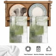 thumbnail image 5 of Sage Green Ombre Kitchen Towels Set of 1, Vintage Shabby Abstract Plaid Art Absorbent Dish Towels for Kitchen, Microfiber Hand Towel, Quick Drying Tea Towel for Cleaning Decorative Dishcloths, 5 of 7