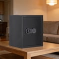 thumbnail image 6 of Heavy-Duty Fireproof & Waterproof Steel Safe Box – Dual Key & Digital Lock – Anti-Theft Alarm, Removable Shelf – Wall/Floor Mountable Security for Home, Office, Hotel – Size: FD-4235HC 420×350×310mm, 6 of 8