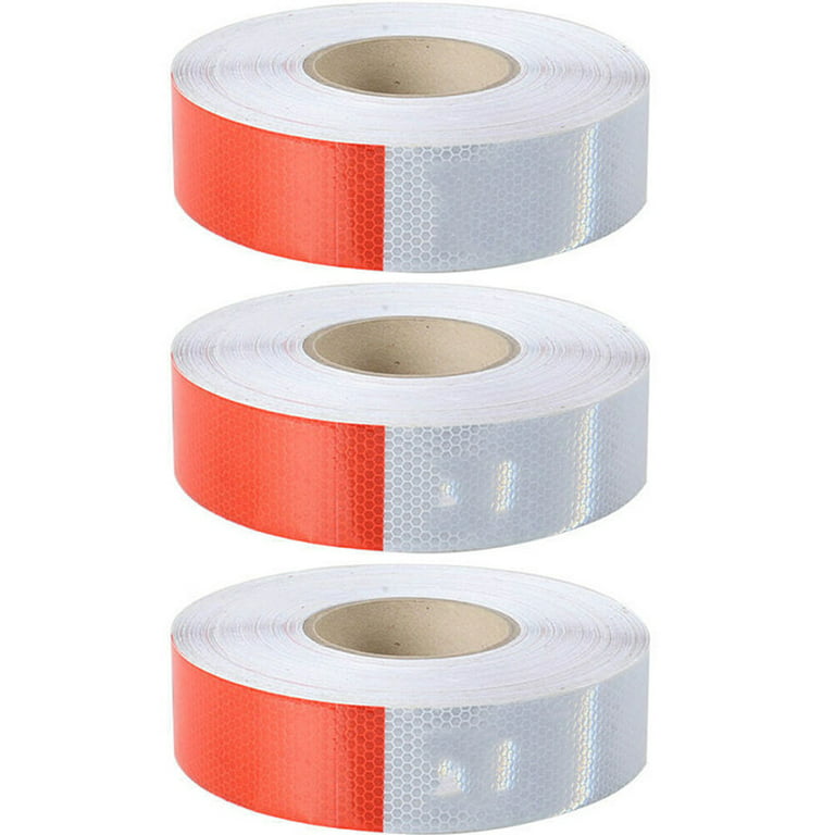 Reflective Tape Waterproof High Visibility Red & Yellow, Industrial Marking Tape  Heavy Duty Hazard Caution Warning Safety Adhesive Tape Outdoor - China  Reflective Tape for Trailers, Reflective Tire Strips