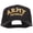 Black, variant on Army Veteran Letters Embroidered Cotton Cap - Navy OSFM