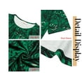 thumbnail image 6 of Fantaslook Dressy Blouses for Women Pleated Short Sleeve Tunic Tops Casual Floral Shirts, 6 of 8