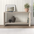 thumbnail image 5 of Evelyn&Zoe Modern Farmhouse 55" Wide Alder White Console Table, 5 of 5