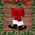 thumbnail image 4 of Elegante adorno con lazo para colgar en la repisa de la chimenea en fiestas y celebraciones, 4 of 6
