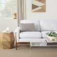 thumbnail image 3 of Mina Victory Life Styles Woven Dot Stripes 12"X20" Lt Grey Indoor Throw Pillow, 3 of 6