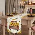 thumbnail image 2 of Table Runners 72 Inches Long Dress Scarves, Sunflower Truck Farmhouse Kitchen/Dining Table Runner, Coffee Tablerunners, Summer Botanical Elegant Pastoral Floral 16x72 Inch, 2 of 9