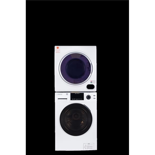 Equator Advanced Appliances 826 + 852 Equator 110V 1.6 cf Washer w/ Pet Cycle & 110V 3.5cf Vented Digital Sensor Dryer