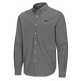thumbnail image 2 of Men's Antigua Black Los Angeles Kings Porter Woven Tri-Blend Long Sleeve Button-Down Shirt, 2 of 3