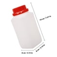 thumbnail image 2 of WEUVEB Plastic Liquid Containers 2Pcs For Laboratory Use In Red, 2 of 8