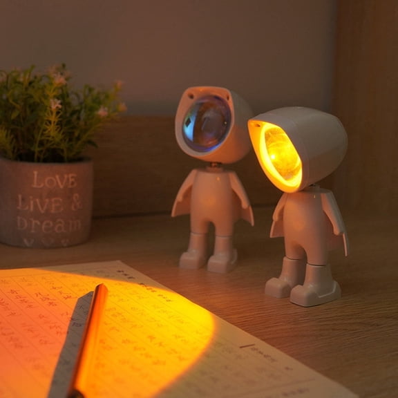 Sunset Projection Lamp Projector with Adjustable Angle & Brightness, RGB LED Mood Light for Bedroom, Photography, TikTok, Living Room Decor