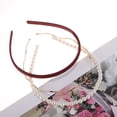 thumbnail image 3 of Accesorios para el cabello de color sólido Unique Bargains 1 Set para mujeres tono dorado rojo, 3 of 5