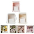 thumbnail image 3 of 3pcs Fleur Cadeau Transparent Fenêtre Transparente Forme Carrée Portable Boîtes d'Emballage, 3 of 7