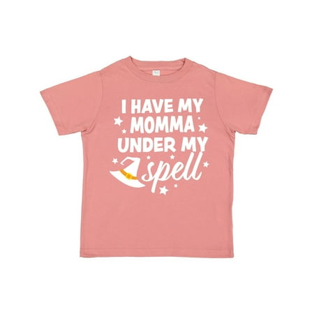 

Inktastic I Have My Momma Under My Spell with Cute Orange Hat Gift Toddler Boy or Toddler Girl T-Shirt